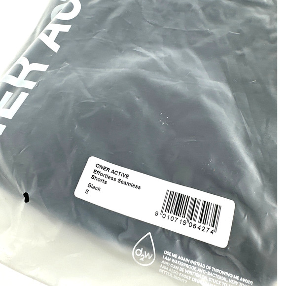 Oner Active Black Effortless Seamless Shorts Size M - Picture 5 of 11